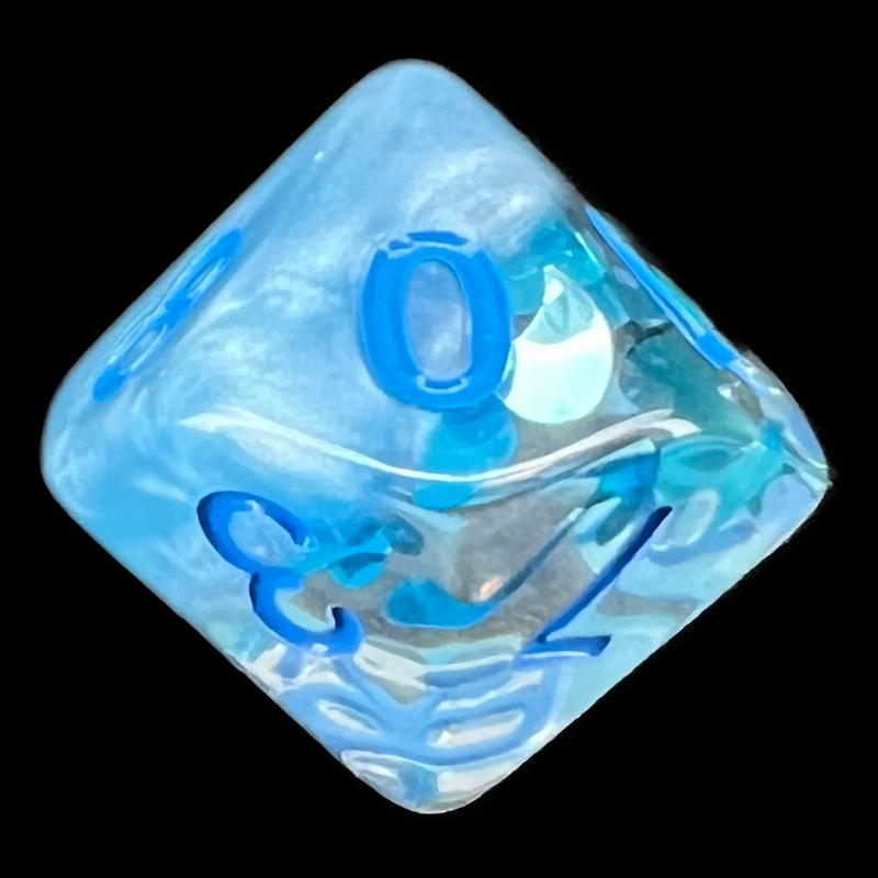 TDSO Confetti Seasons Summer D10 Dice
