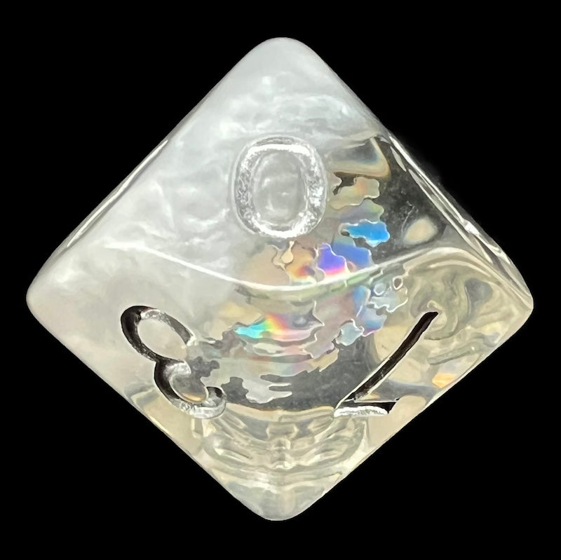 TDSO Confetti Seasons Winter D10 Dice