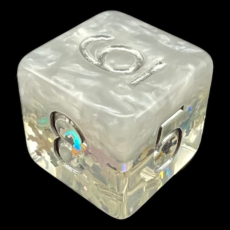 TDSO Confetti Seasons Winter D6 Dice