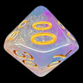 TDSO Confetti Sky Burst Blue & Purple Percentile Dice
