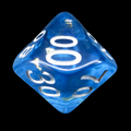 TDSO Confetti Teal & Gold Percentile Dice