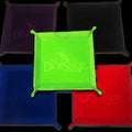 HALF PRICE TDSO Folding Square Dice Tray - Random Colour - SECONDS