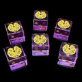TDSO Dragonmeet Zircon Glass Amethyst & Gold 6 x D6 Set In Padded Case