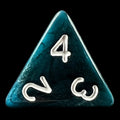 TDSO Duel Black & Blue D4 Dice