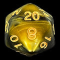 TDSO Duel Black & Gold D20 Dice
