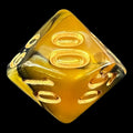 TDSO Duel Black & Gold Percentile Dice