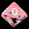 TDSO Duel Black & Pink D10 Dice