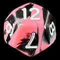 TDSO Duel Black & Pink D12 Dice