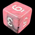 TDSO Duel Black & Pink D6 Dice