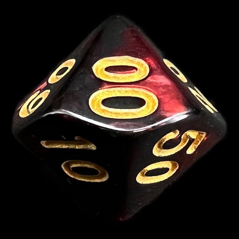 TDSO Duel Blood & Shadow Percentile Dice