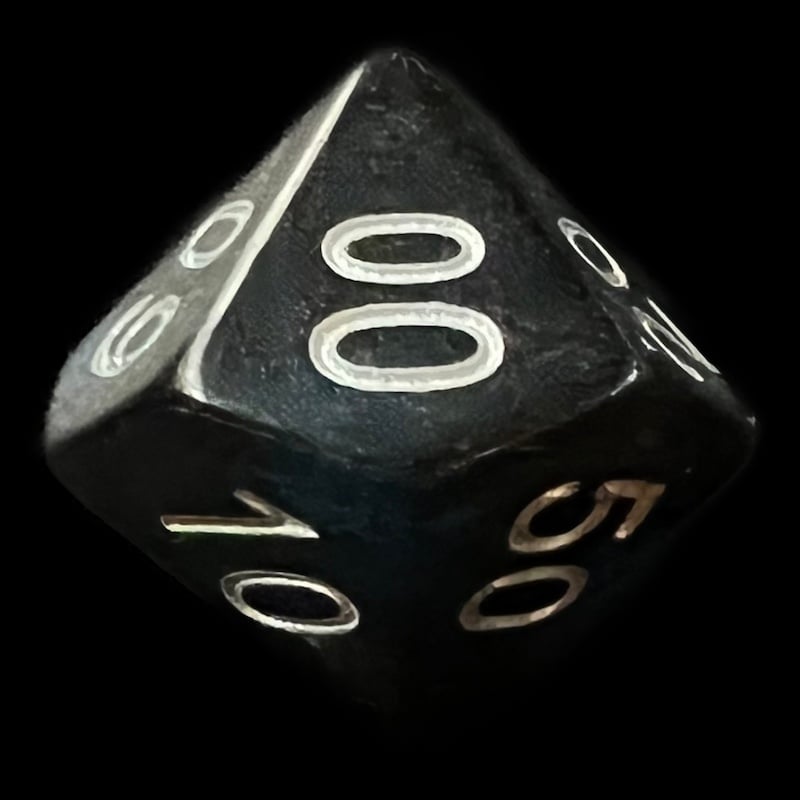 HALF PRICE CLEARANCE TDSO Duel Blue Dawn Glow in the Dark Percentile Dice
