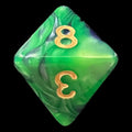 TDSO Duel Blue & Green D8 Dice