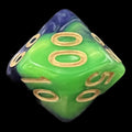 TDSO Duel Blue & Green Percentile Dice