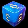 TDSO Duel Blue & Purple D6 Dice