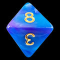 TDSO Duel Blue & Purple D8 Dice