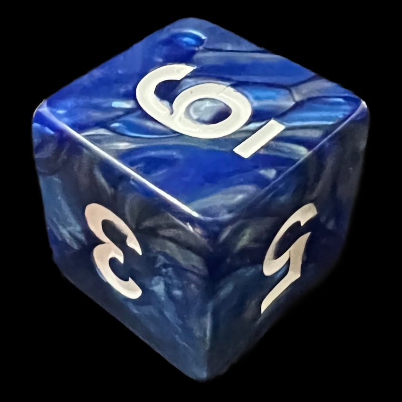 TDSO Duel Blue & Steel D6 Dice
