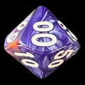 TDSO Duel Copper & Blue Percentile Dice