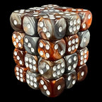 TDSO Duel Copper & Steel 36 x D6 Dice Set