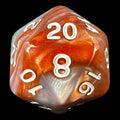 TDSO Duel Copper & Steel D20 Dice