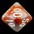TDSO Duel Copper & Steel Percentile Dice
