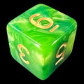 TDSO Duel Dark Green & Light Green D6 Dice