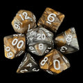 TDSO Duel Gold & Silver 7 Dice Polyset