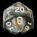 TDSO Duel Gold & Silver D20 Dice