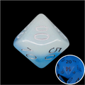 TDSO Duel Icy Rocks Glow in the Dark Percentile Dice