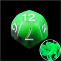 TDSO Duel Jade & Black Glow in the Dark D12 Dice