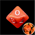 TDSO Duel Lava & Black Glow in the Dark D10 Dice