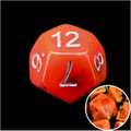 TDSO Duel Lava & Black Glow in the Dark D12 Dice