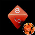 TDSO Duel Lava & Black Glow in the Dark D8 Dice