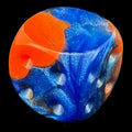 TDSO Duel Orange & Blue Blank Faced Uninked D6 Spot Dice