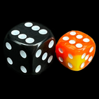TDSO Duel Orange & Yellow 36 x D6 Dice Set