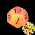 TDSO Duel Orange & Yellow Glow in the Dark D12 Dice