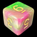 TDSO Duel Green & Rose D6 Dice