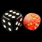 TDSO Duel Pearl Red & White With Gold 36 x D6 Dice Set
