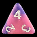 TDSO Duel Pink & Purple D4 Dice