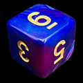 TDSO Duel Purple & Blue D6 Dice
