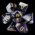 TDSO Duel Purple & Pearl White 7 Dice Polyset