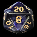 TDSO Duel Purple & Pearl White D20 Dice