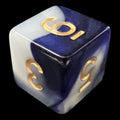TDSO Duel Purple & Pearl White D6 Dice