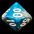 TDSO Duel Steel & Teal Percentile Dice