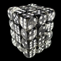 TDSO Eldritch Swirl Black 36 x D6 Dice Set