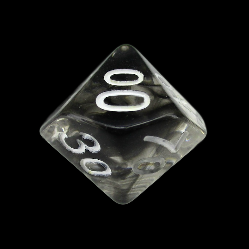 TDSO Eldritch Swirl Black Percentile Dice