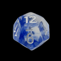 TDSO Eldritch Swirl Blue D12 Dice