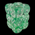 TDSO Eldritch Swirl Green 12 x D6 Dice Set