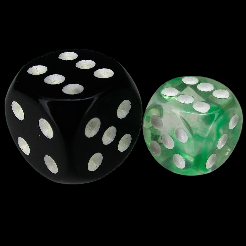 TDSO Eldritch Swirl Green 36 x D6 Dice Set