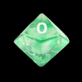 TDSO Eldritch Swirl Green D10 Dice