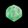 TDSO Eldritch Swirl Green D12 Dice